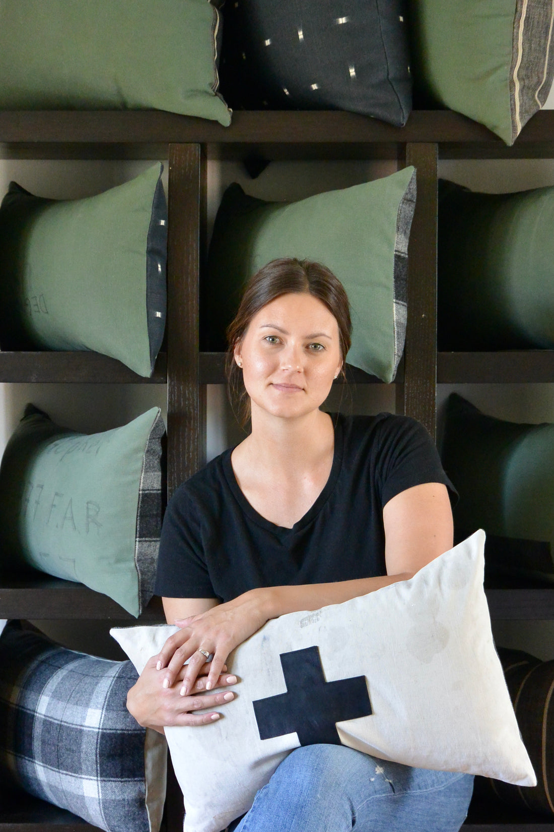 Designer Pillow Vantage Design owner Jade Miller 