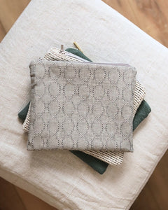 "Cora" Zipper Clutch