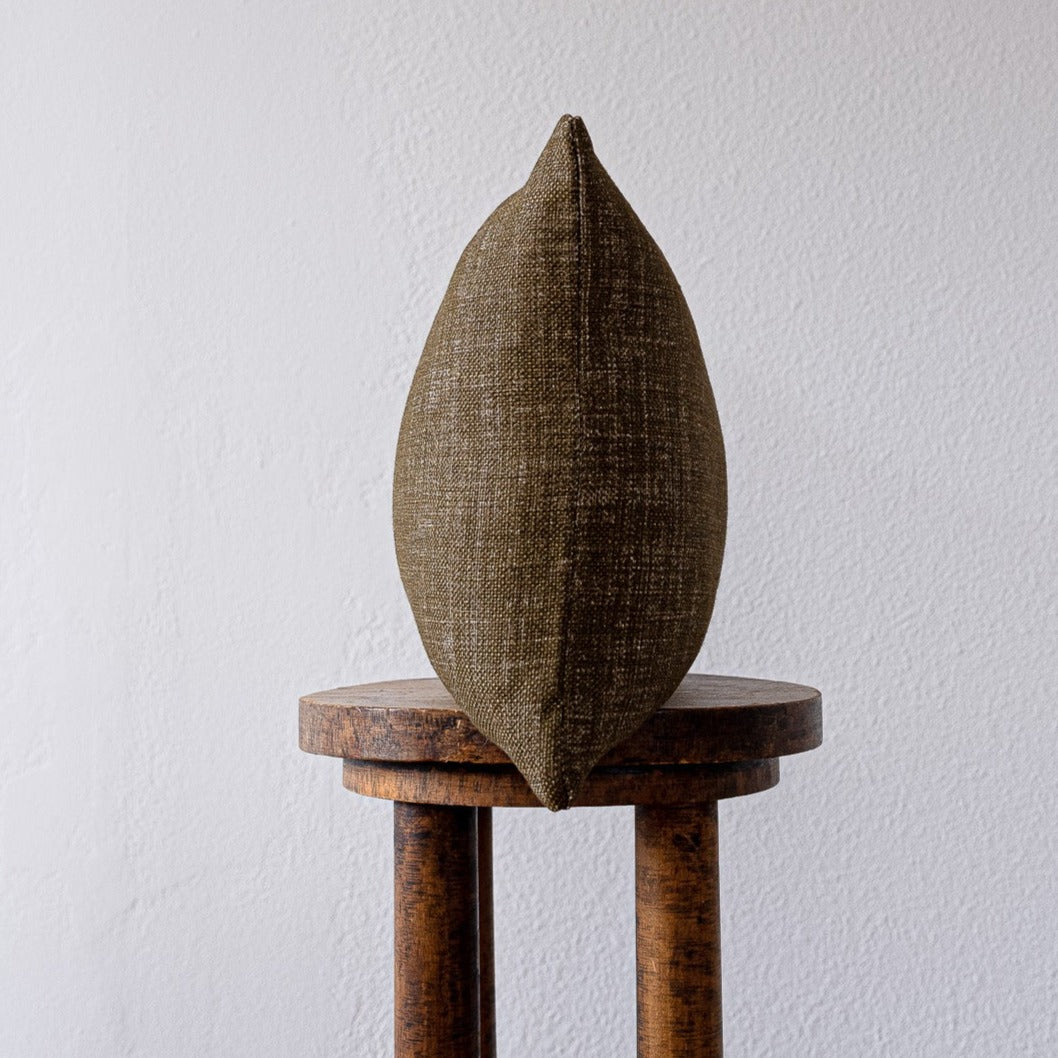 Yellow Green Linen Lumbar 14x20