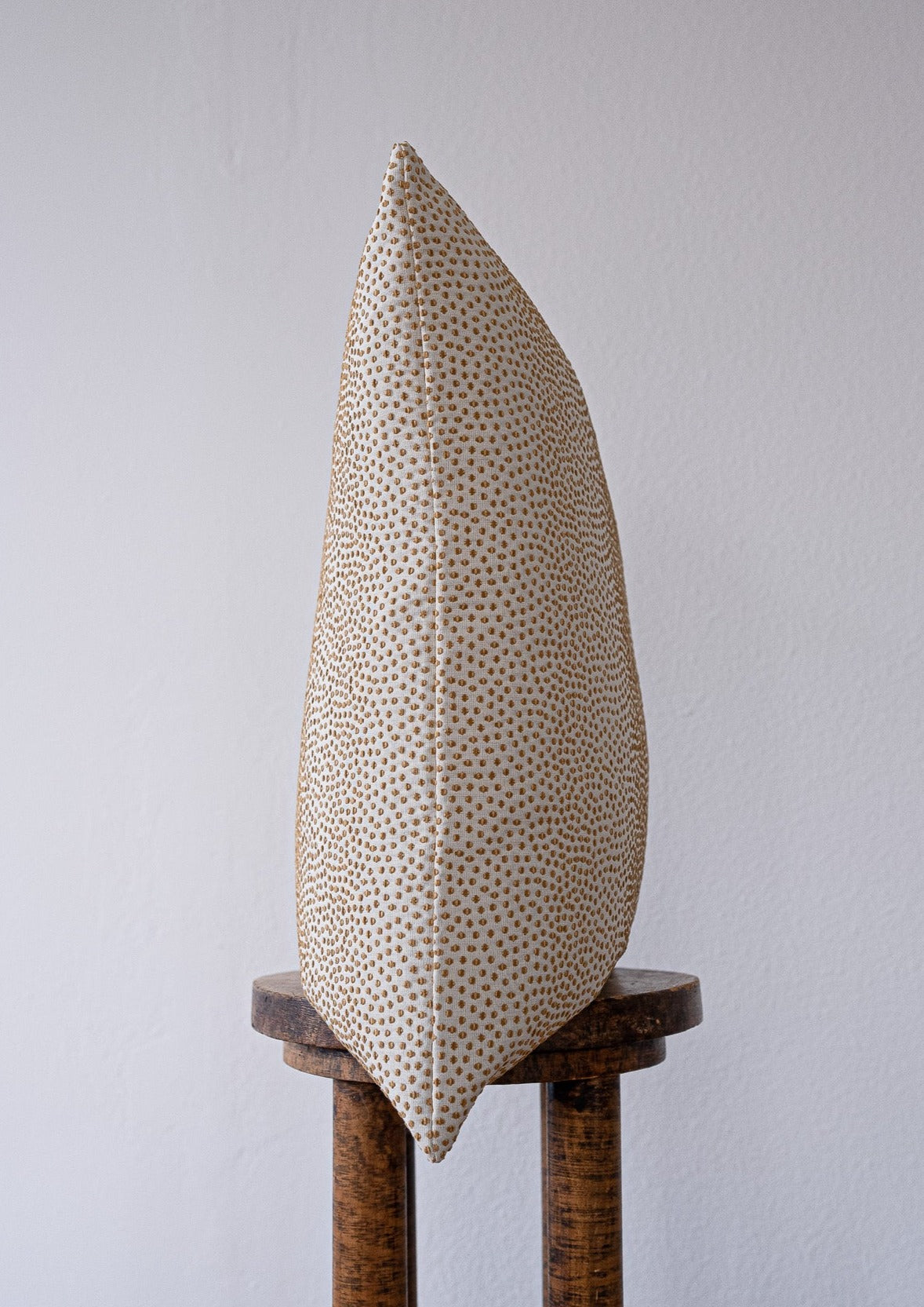 Gold Polka Dot Pillow 22x22