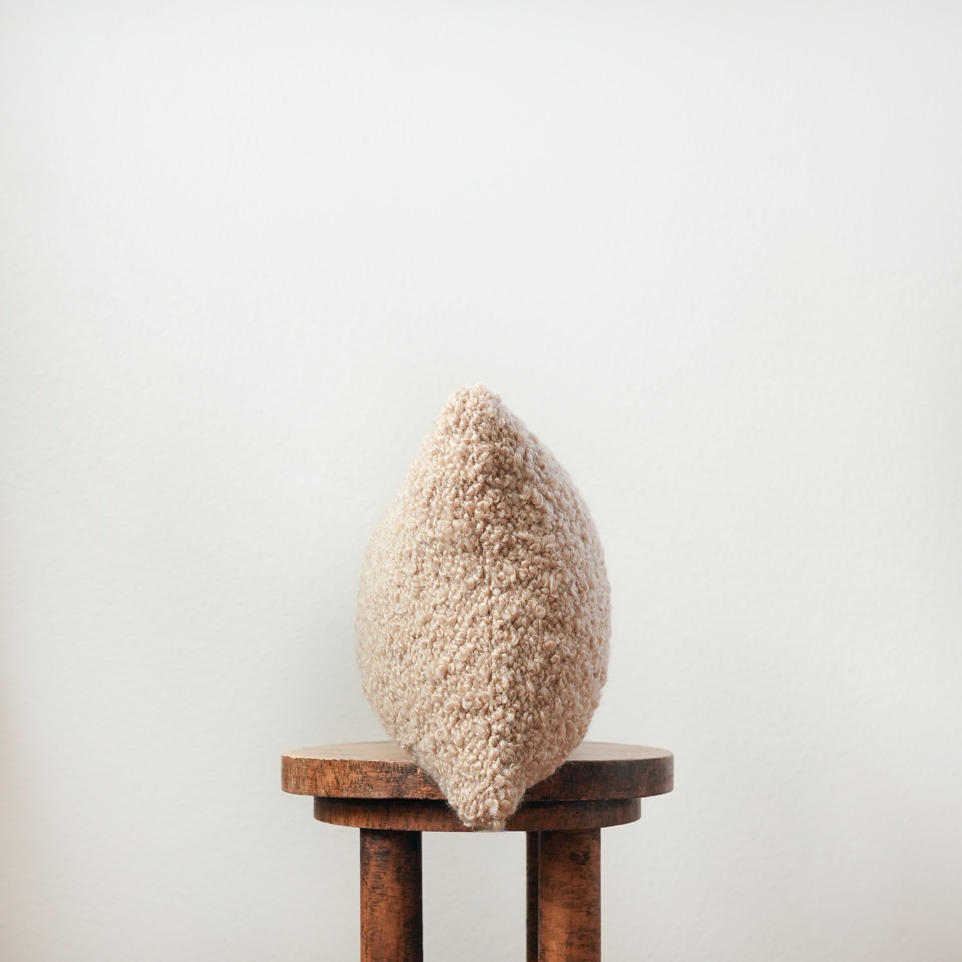 Camel Nubby Bouclé Lumbar 12x20