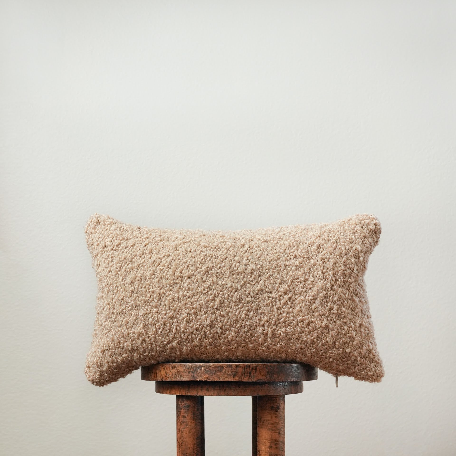 Camel Nubby Bouclé Lumbar 12x20