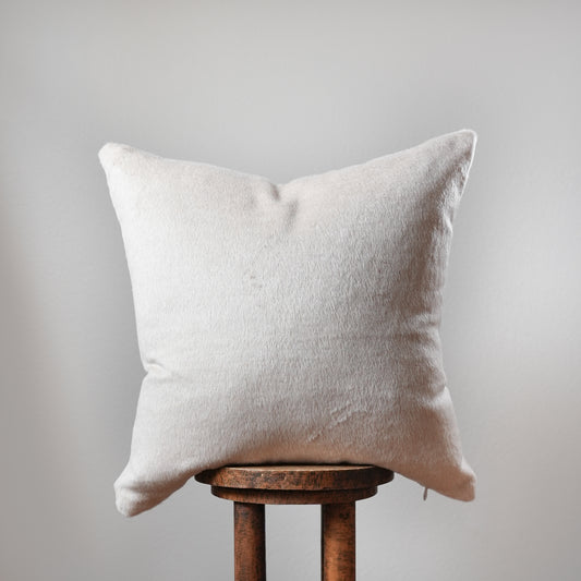 Salmon Cream Alpaca Pillow 24x24