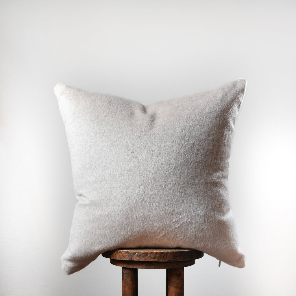 Salmon Cream Alpaca Pillow 24x24