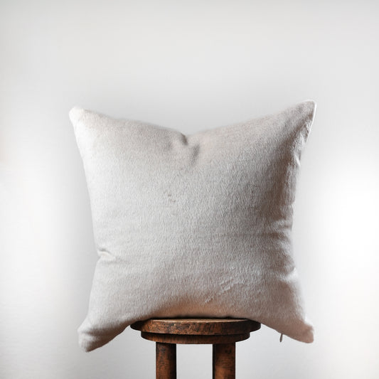 Salmon Cream Alpaca Pillow 24x24