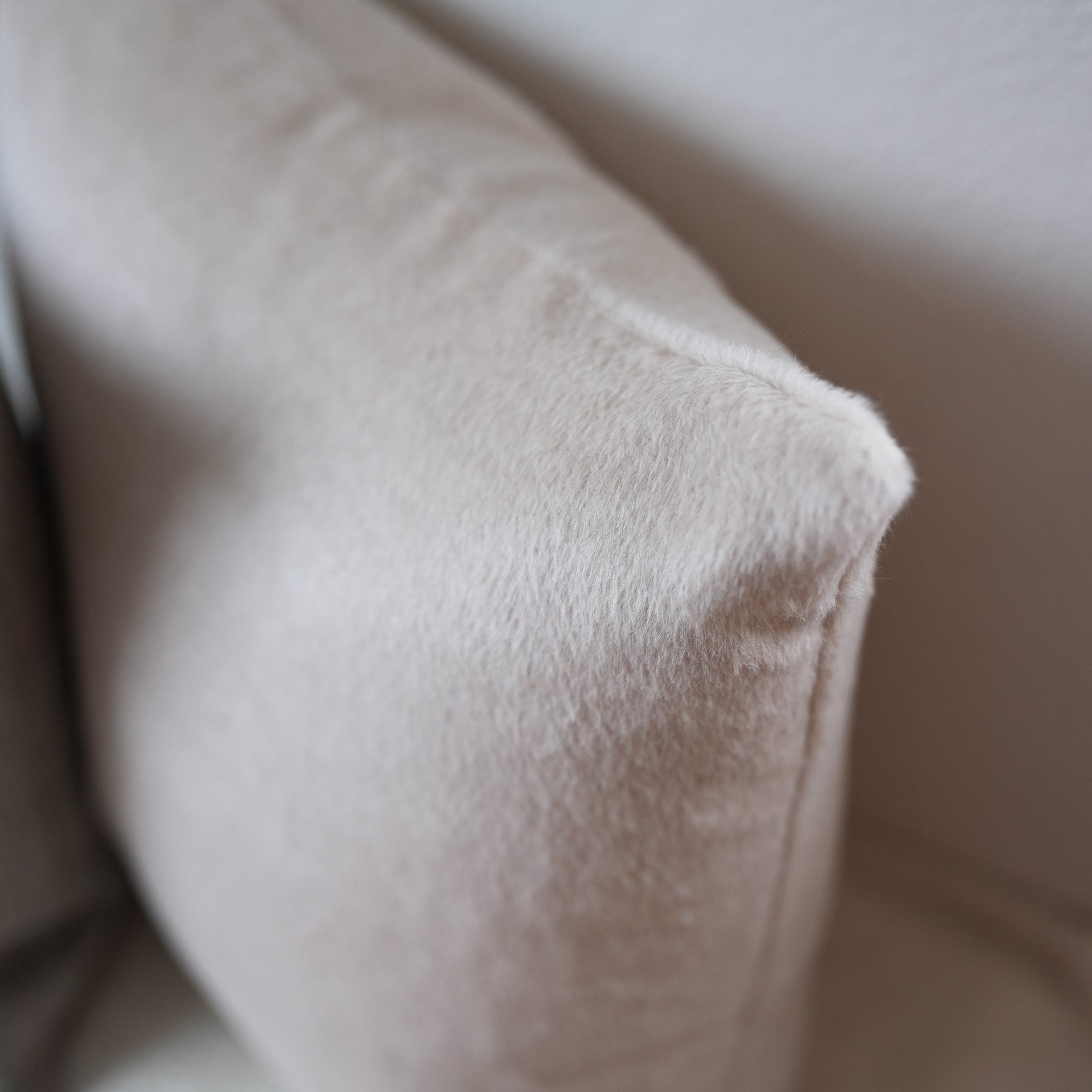 Salmon Cream Alpaca Pillow 24x24