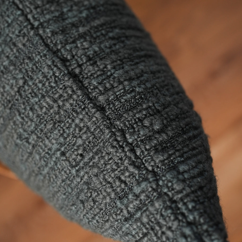 Grey Green Wool with Striations Lumbar 13x22