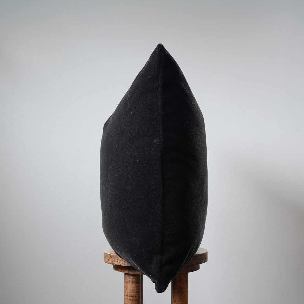 Dark Brown Plum Mohair Pillow Set of 2 - 26x26