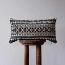 Load image into Gallery viewer, Nordic Colored Pattern Lumbar Pillow 12x22
