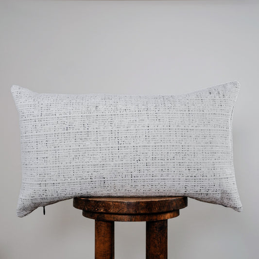 Cream with Shades of Grey Woven Lumbar 14x24