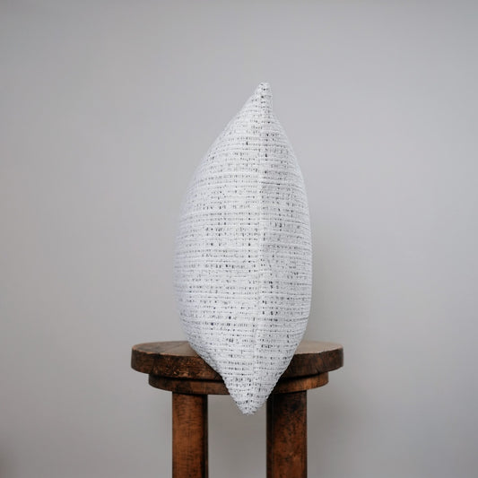 Cream with Shades of Grey Woven Lumbar 14x24
