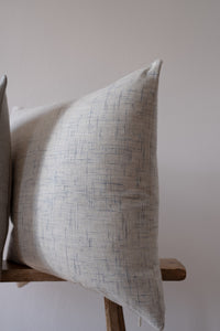 Navy & Tan Woven Pillow 22x22