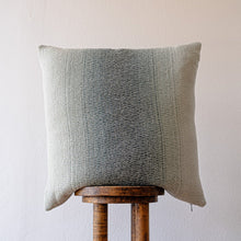 Load image into Gallery viewer, Sea Green Ombre Wool Pillow 23x23
