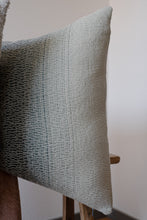 Load image into Gallery viewer, Sea Green Ombre Wool Pillow 23x23
