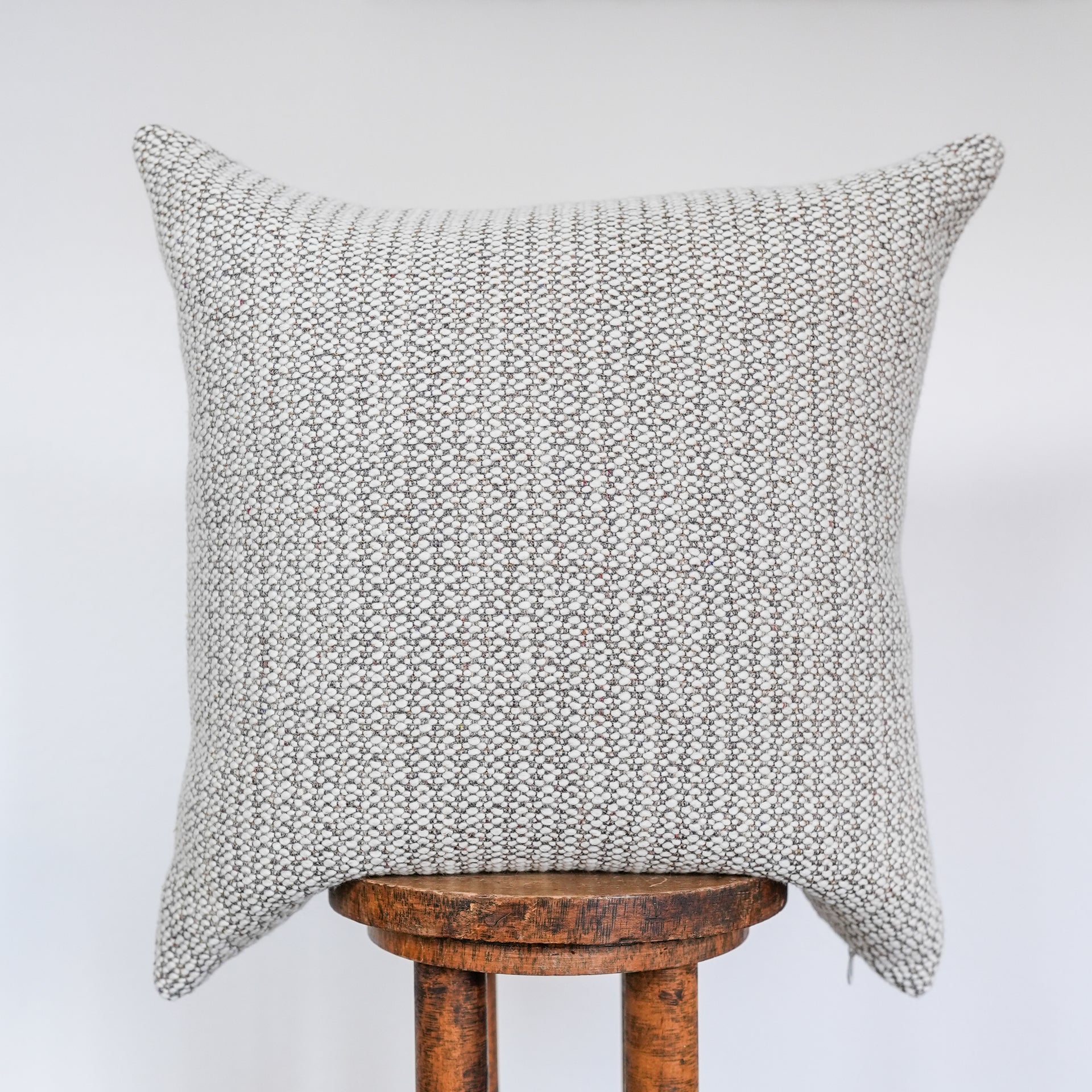 Adalette Cream Woven Wool Pillow 20x20