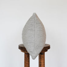 Load image into Gallery viewer, Grey Taupe Woven Wool with Dark Charcoal Wool Stripe 14x22
