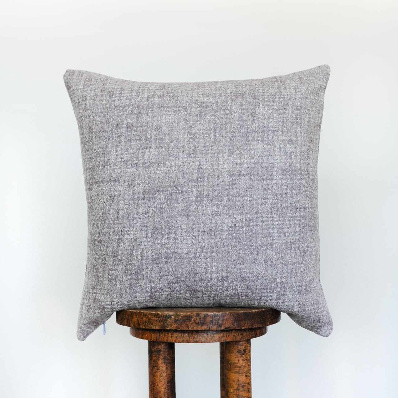 Lavender Purple Speckled Wool Pillow 20x20