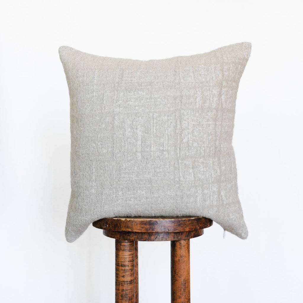 Natural Wooly Willow Pillow 20x20