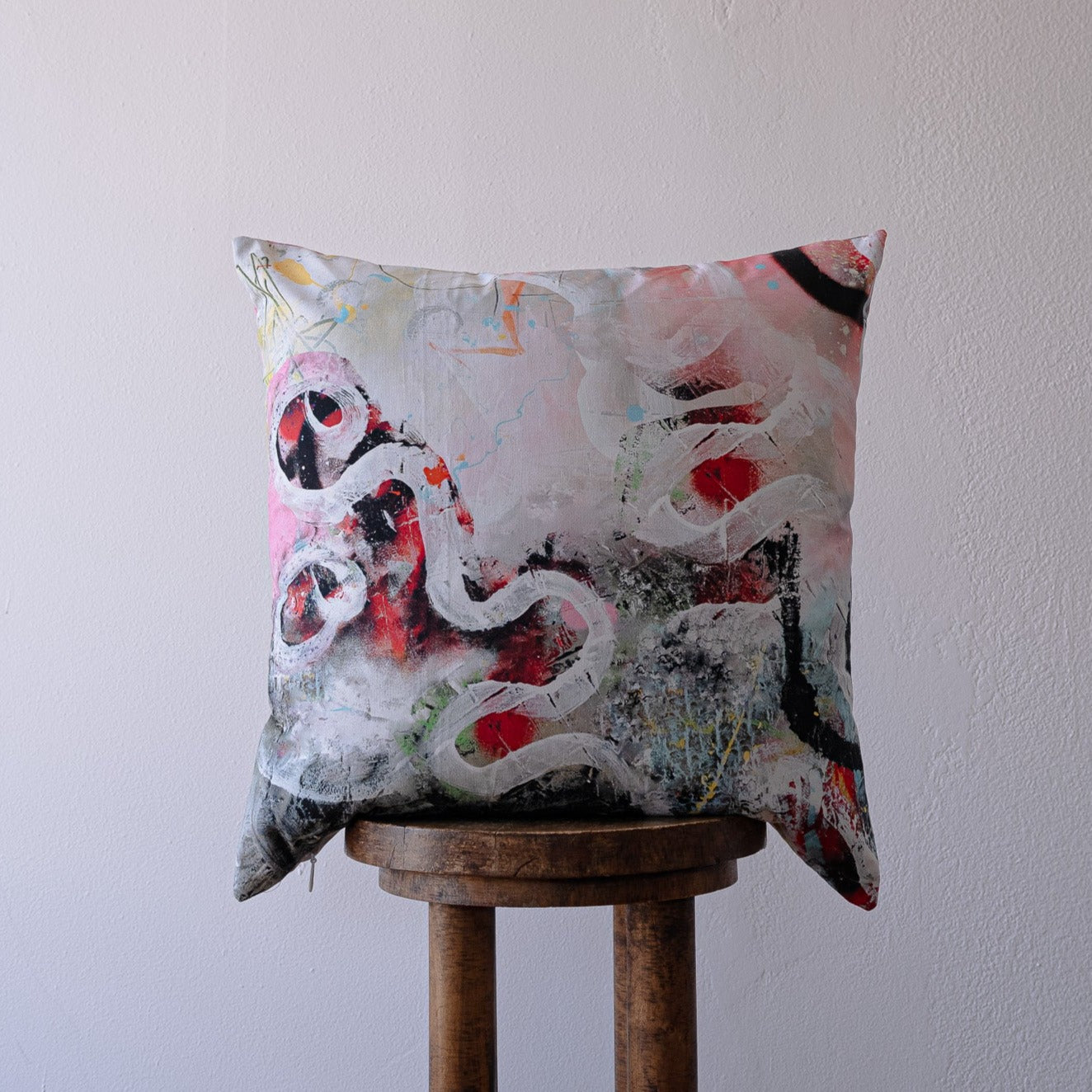 Colorful Graffiti Pillow 20x20