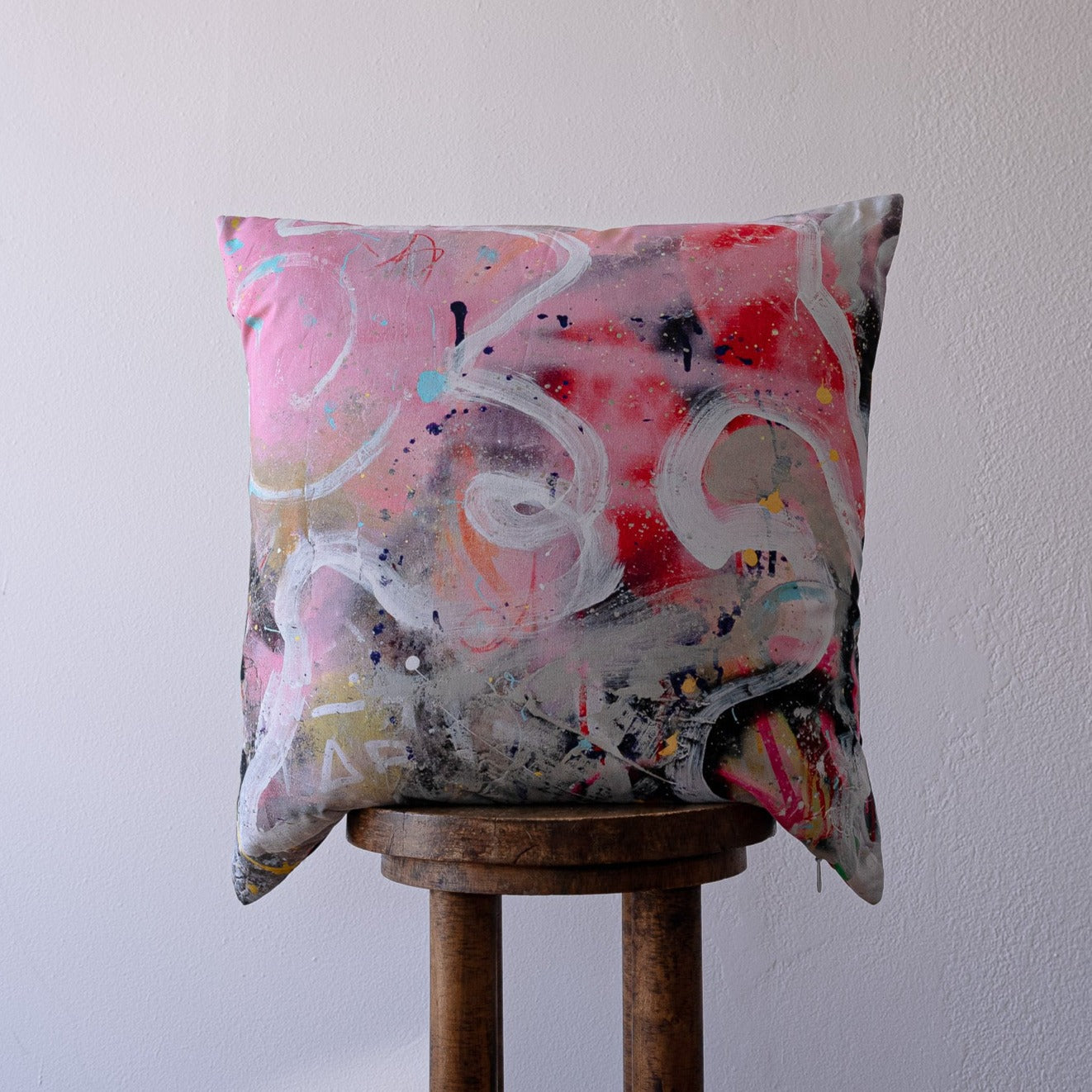 Colorful Graffiti Pillow 20x20
