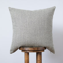 Load image into Gallery viewer, Beige &amp; Grey Wool Pillow 22x22
