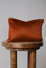 Load image into Gallery viewer, Rust Orange Alpaca Zipper Clutch
