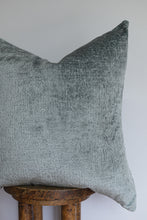 Load image into Gallery viewer, Powder Blue Chenille Decorative Pillow 24x24
