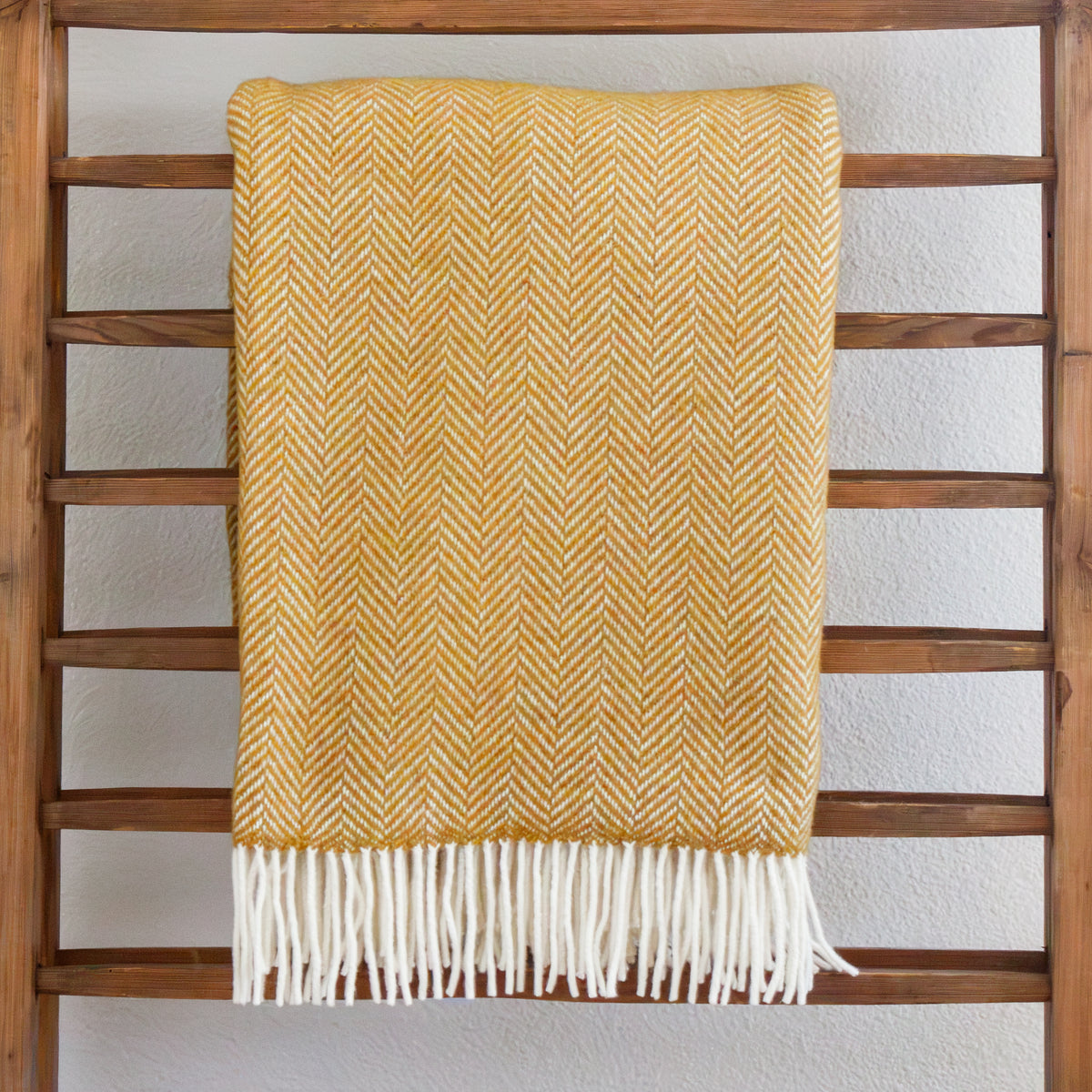 Herringbone with Cashmere Throw