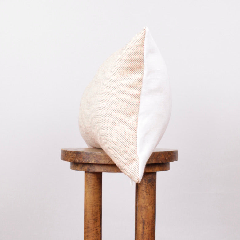 "Berries & Cream" Woven Lumbar Pillow 14x32