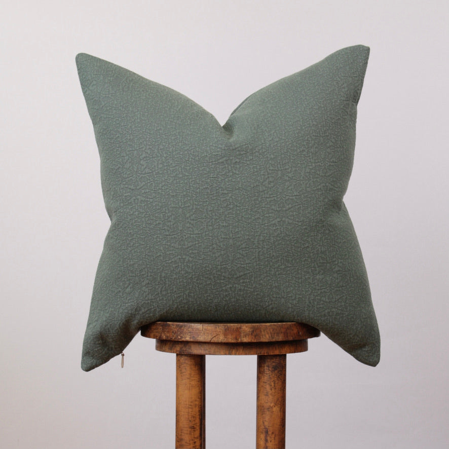 Teal Matelasse Decorative Pillow 22x22