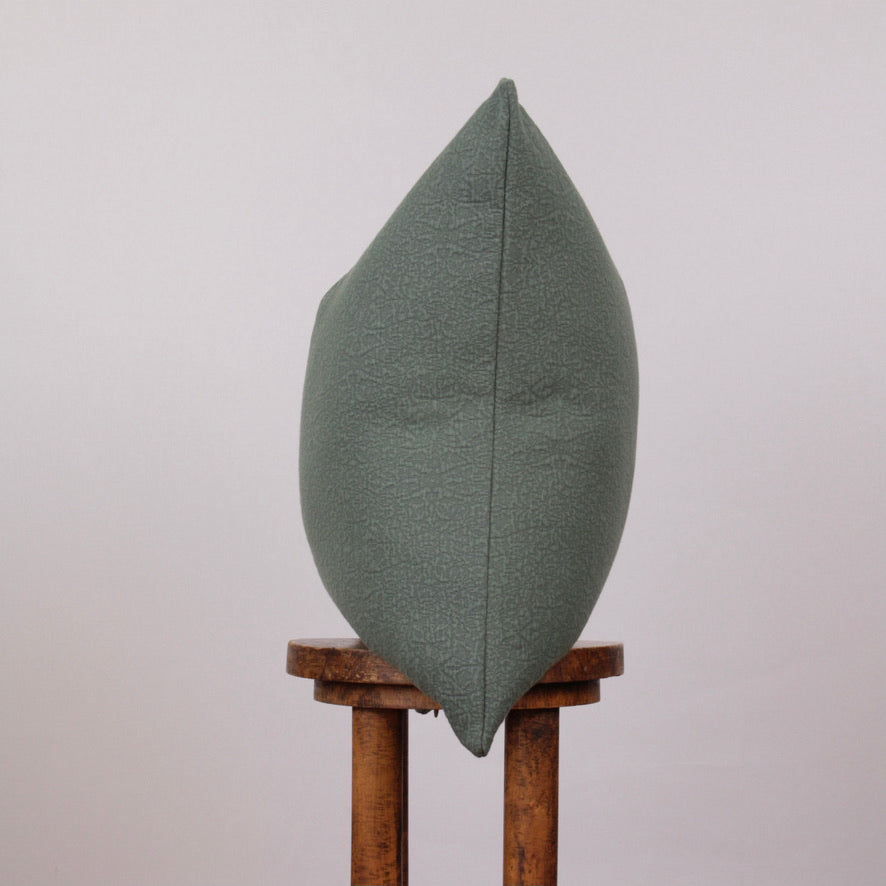 Teal Matelasse Decorative Pillow 22x22