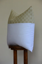 Load image into Gallery viewer, Embroidered Linen with White Decorative Pillow 22x22

