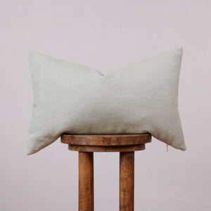 Robins Egg Blue Linen Lumbar Pillow 14x22