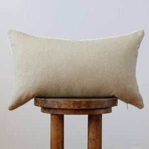 Woven Boucle and Wool Pillow 12x20